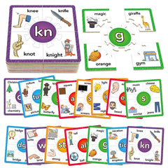 Torlam Phonics Puzzle cards with bright illustrations support early reading