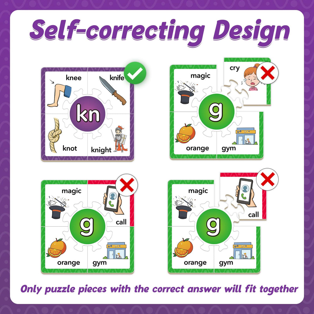 Torlam Phonics Puzzle level-based structure guides from vowels to trigraphs