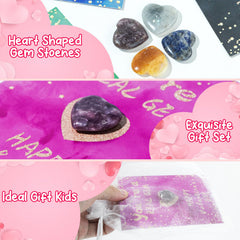 TORONTOKYO valentines day cards with designs and gem facts on back