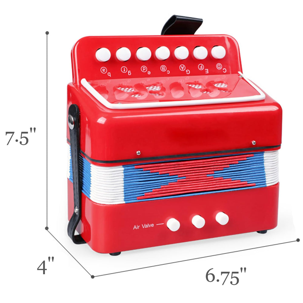 Tosnail small accordion right-hand keys panel, ideal for easy beginner play.