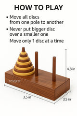 TOSQP27 Premium rosewood craft, a durable puzzle with elegant desk presence.