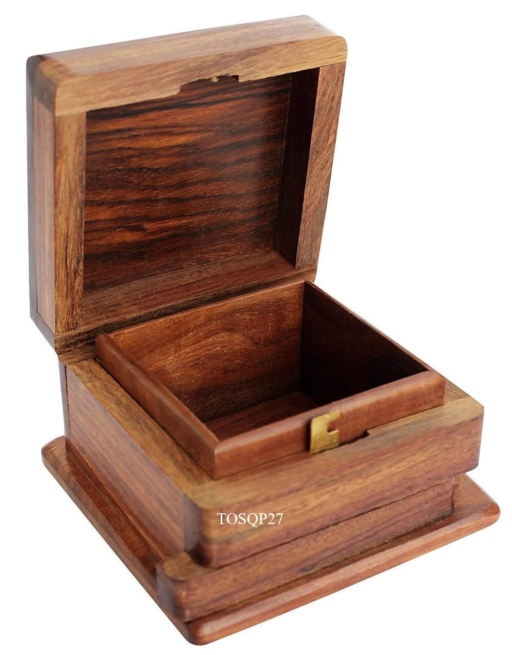 TOSQP27 secret box lower view emphasizes the stable base and full footprint.