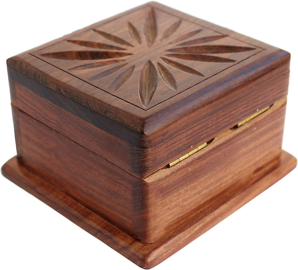 TOSQP27 secret box puzzle close up reveals the mysterious opening mechanism.