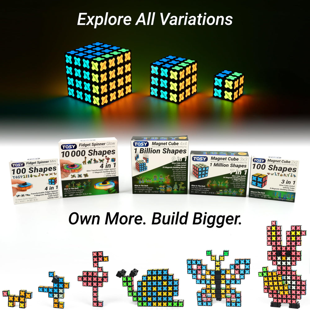 TOSY Magnet Cube 4x4 family-friendly STEM toy for curious minds