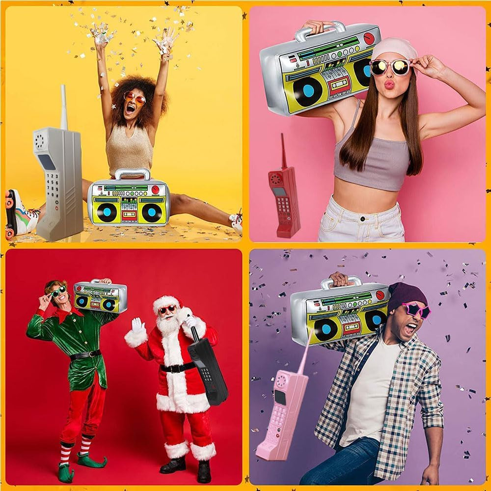 TOTITOM Retro Brick Cell Phone Ornament for party decoration, playful throwback vibe
