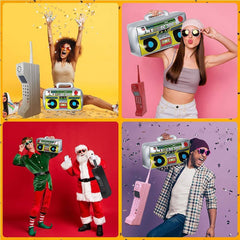 TOTITOM Retro Brick Cell Phone Ornament for party decoration, playful throwback vibe