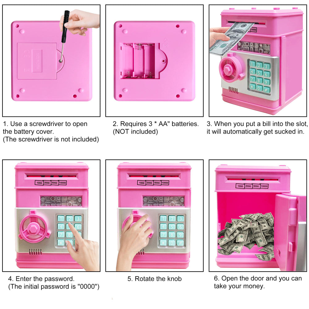 Totola Piggy Bank uses child-safe materials and soft design for everyday use.