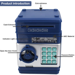 Totola piggy bank accepts cash and coins for versatile saving