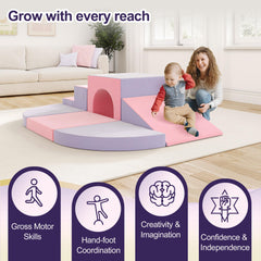 TOTPLAY soft mats set encourages creative building and safe social play.
