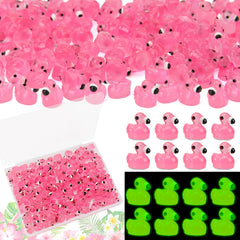 Touch Top luminous flamingo ducks glow to light up mini gardens at dusk