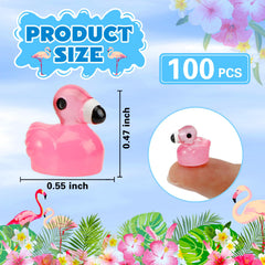 Touch Top pink flamingos fit dollhouses, fairy gardens, and terrariums