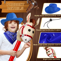 Toulite inflatable horse sticks add playful props for cosplay