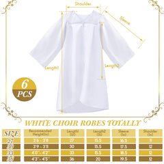 Toulite kids baptism robe with front zip for easy wear.