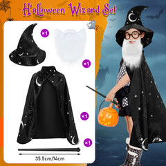 Toulite kids costume set, complete magical look for Halloween or parties.