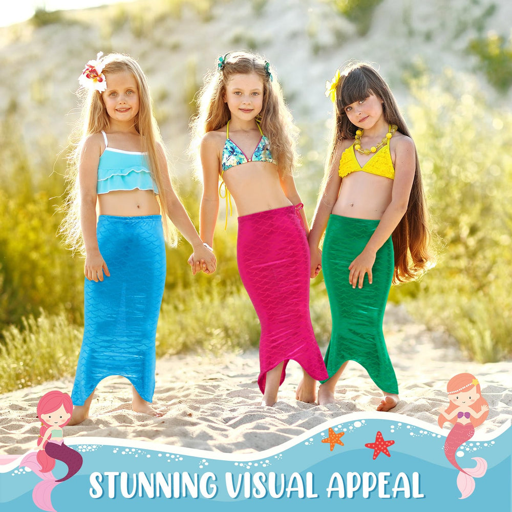 Toulite mermaid tail easy-cleaning design supports quick cleanup after play.