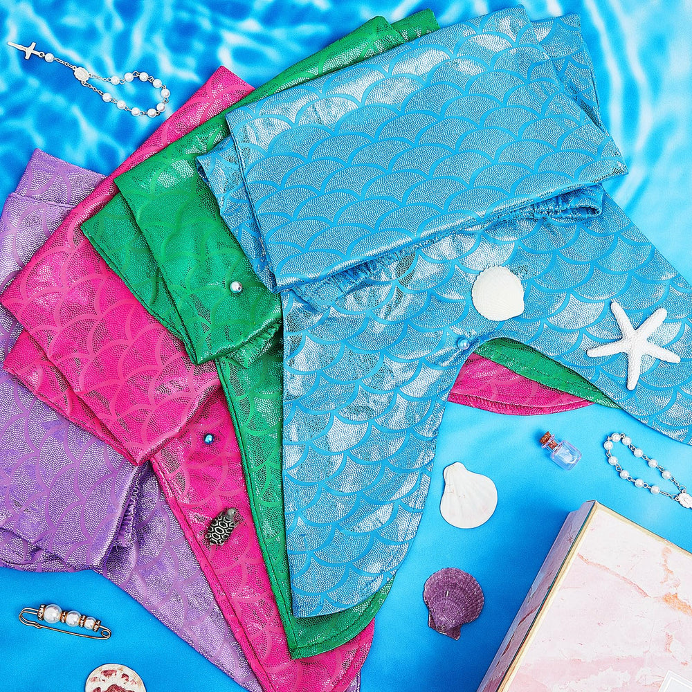 Toulite mermaid tail breathable fabric ideal for summer beach play.