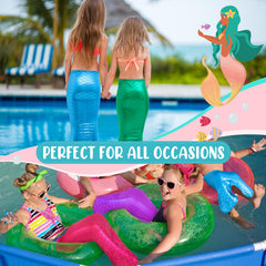 Toulite mermaid tail vibrant visuals for standout party photos and memories.