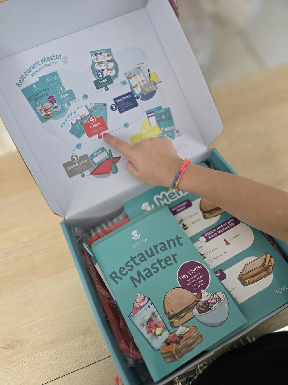 TOVLA JR customizable menus invite creativity and personalization