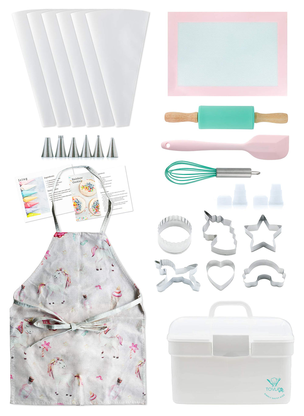 Tovla Jr gift-ready baking set packaging for gifting