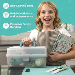 Tovla JR kitchen tools set with spatula, spoon, and tongs.