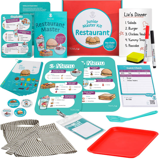 TOVLA JR real restaurant tools for kids boost pretend play and fine motor skills