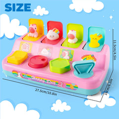 Tovol Zerky Montessori pop-up toy number-1-4 aids number recognition through playful popping.
