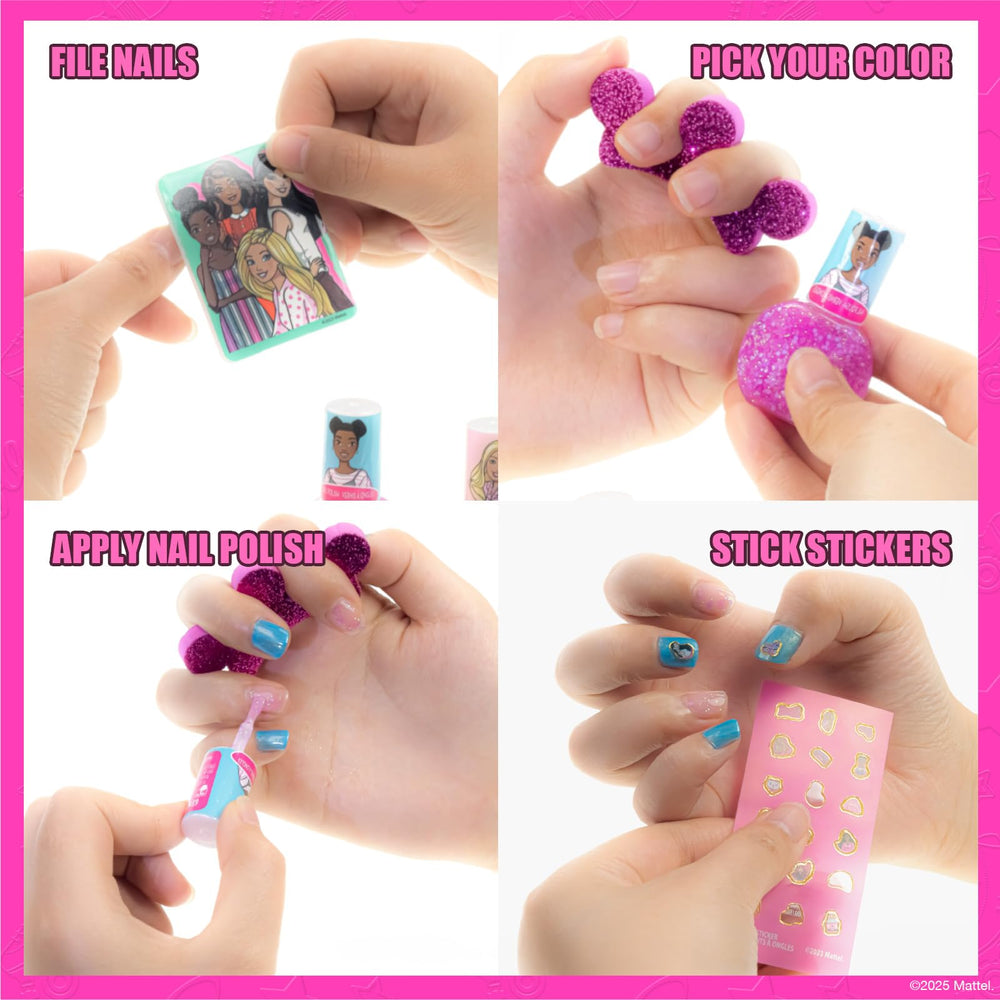 Townley Girl Barbie glittery hair bows for shiny hairstyles during makeovers