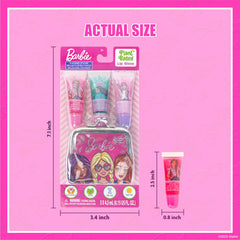 Townley Girl Barbie Juicy Tube watermelon gloss bottle with color.