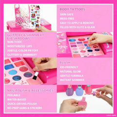 Townley Girl Barbie peelable glitter nail polishes for party-ready nails