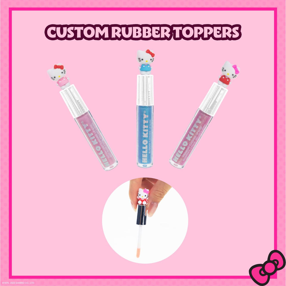 Townley Girl Hello Kitty brush-on dry polish speeds quick-dry for small fingers.