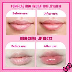 Townley Girl Hello Kitty lip gloss tube with soft shine
