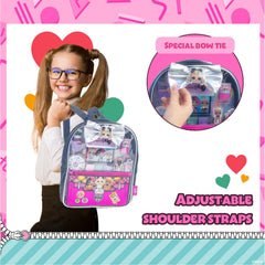Townley Girl L.O.L. Surprise nail polish, pink shade, easy removal with water.