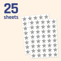 TownStix 0.6-inch diameter sticker close-up with metallic shine for crafts