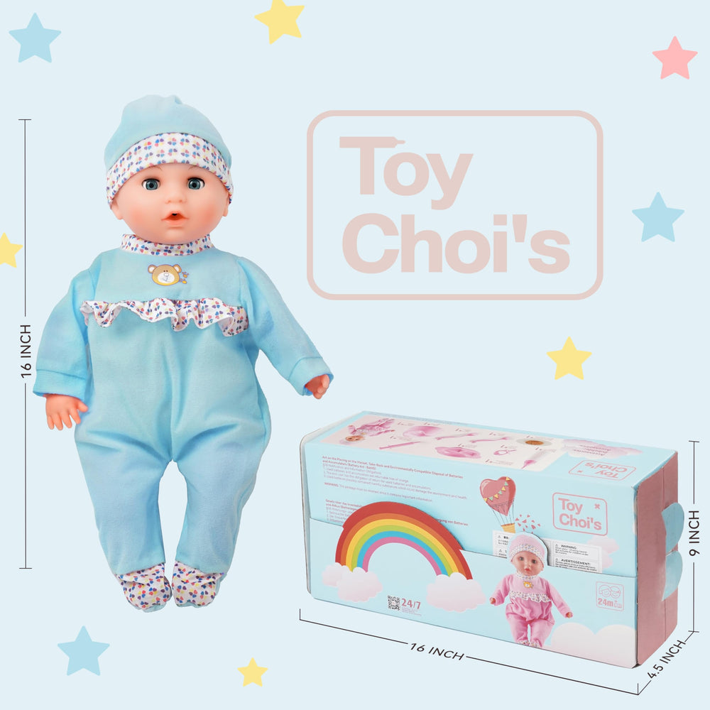 Toy Choi's 16-inch doll crying sound supports emotional awareness in pretend play