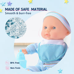 Toy Choi's milk bottle and pacifier close-up on dolls