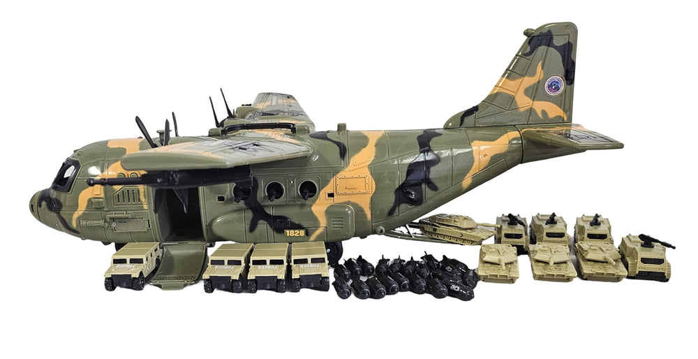 Toy Essentials C130 bomber length 21.5 inches for commanding display