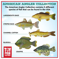 Catfish figurine from Toy Fish Factory, durable bath-time toy