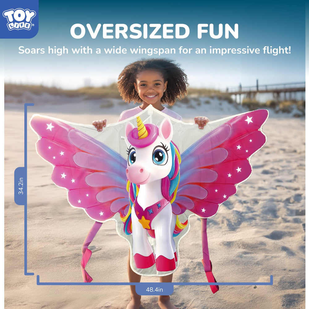 TOY Life 328.1 ft string extends reach for windy-day fun at the beach.