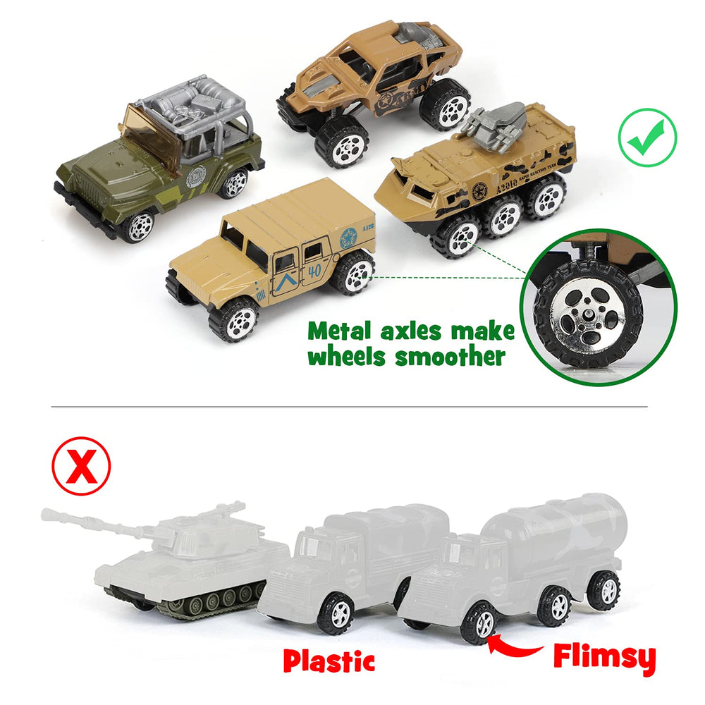 TOY Life army men bulk set in gift-ready packaging.