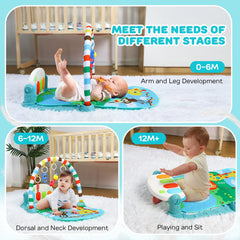 TOY Life activity gym with colorful hanging toys for grasping practice