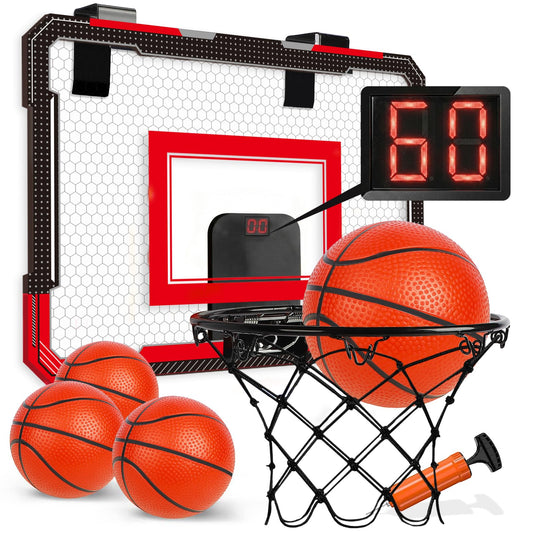TOY Life basketball hoop door-mount enables quick room installation for play.