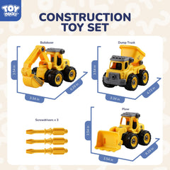 TOY Life durable BPA-free trucks withstand drops for busy play sessions.