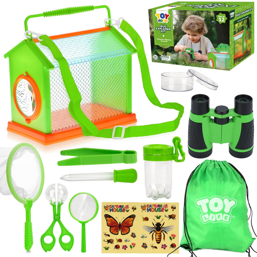 TOY Life bug catcher carry bag showing organized storage for outdoor exploration