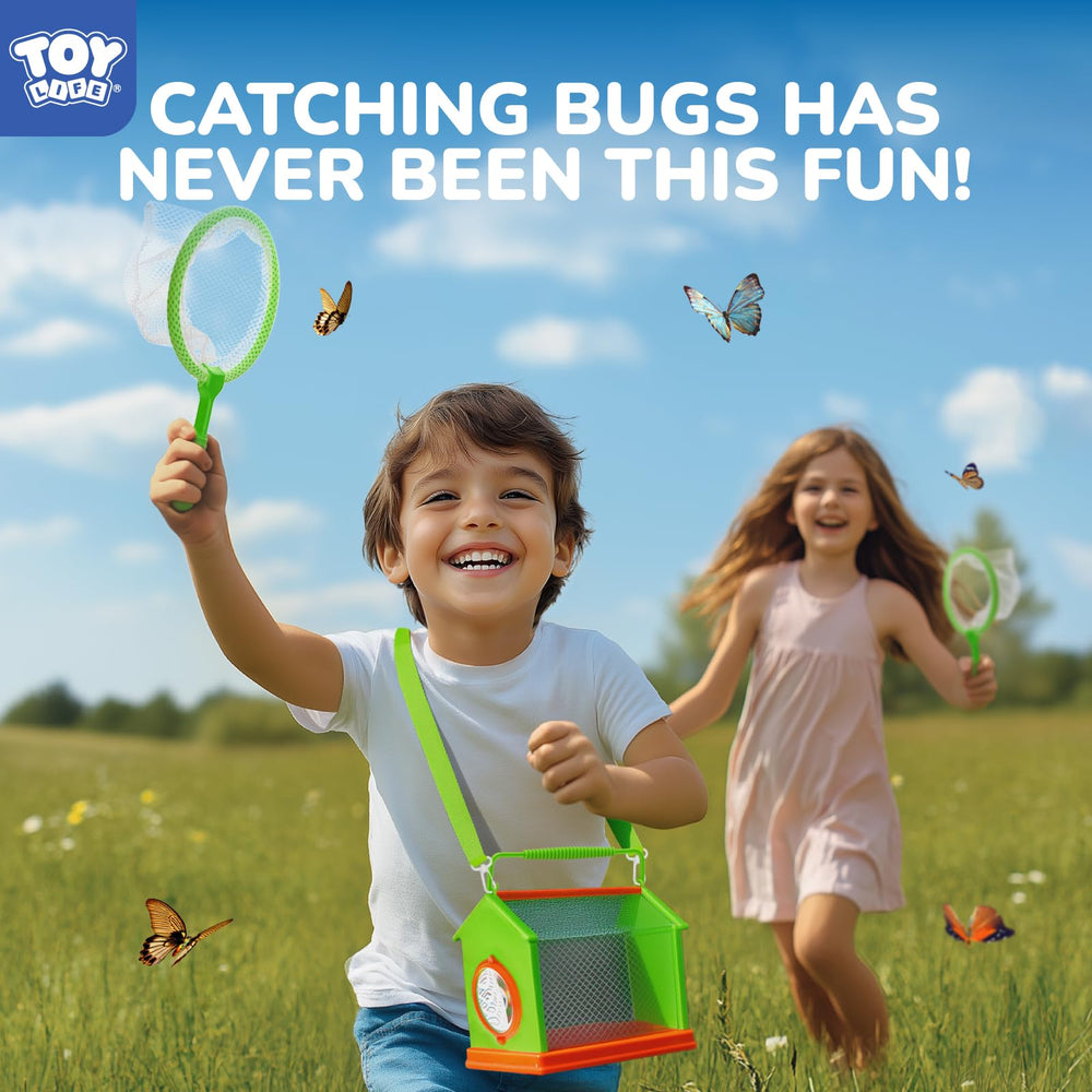 TOY Life bug catcher butterfly net ideal for catching bugs outdoors