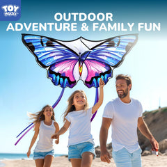 TOY Life butterfly kite gliding smoothly for beginner-friendly flying