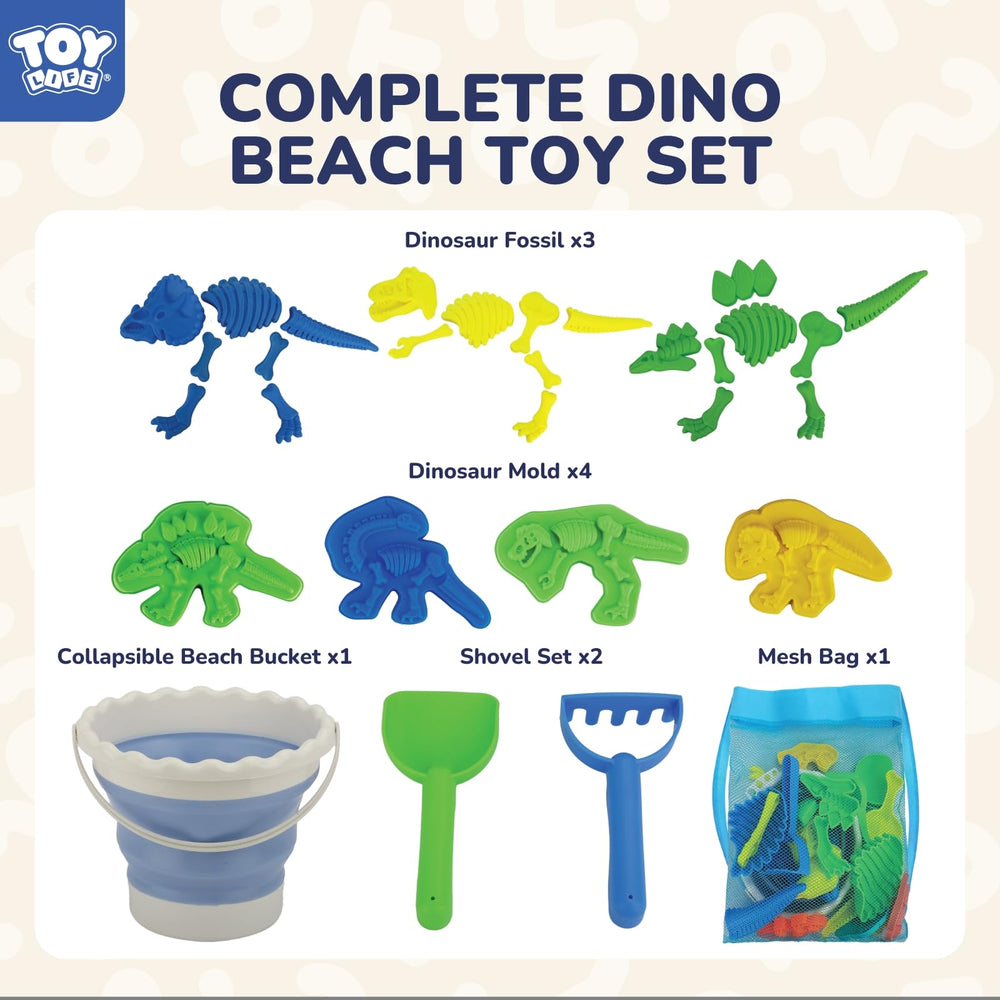 TOY Life collapsible sand bucket for compact storage and easy setup.