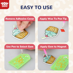 TOY Life diamond sticker set sparks self-expression with shiny embellishments.