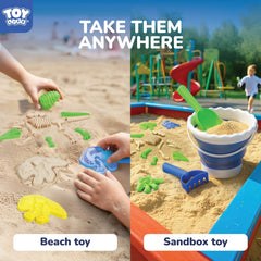 TOY Life dinosaur fossil shovel for precise digging and quick beach play.