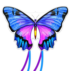 TOY Life giant butterfly kite soaring high in the blue sky for family outdoor fun