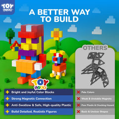 TOY Life idea book and storage bag included for quick setup and organization.